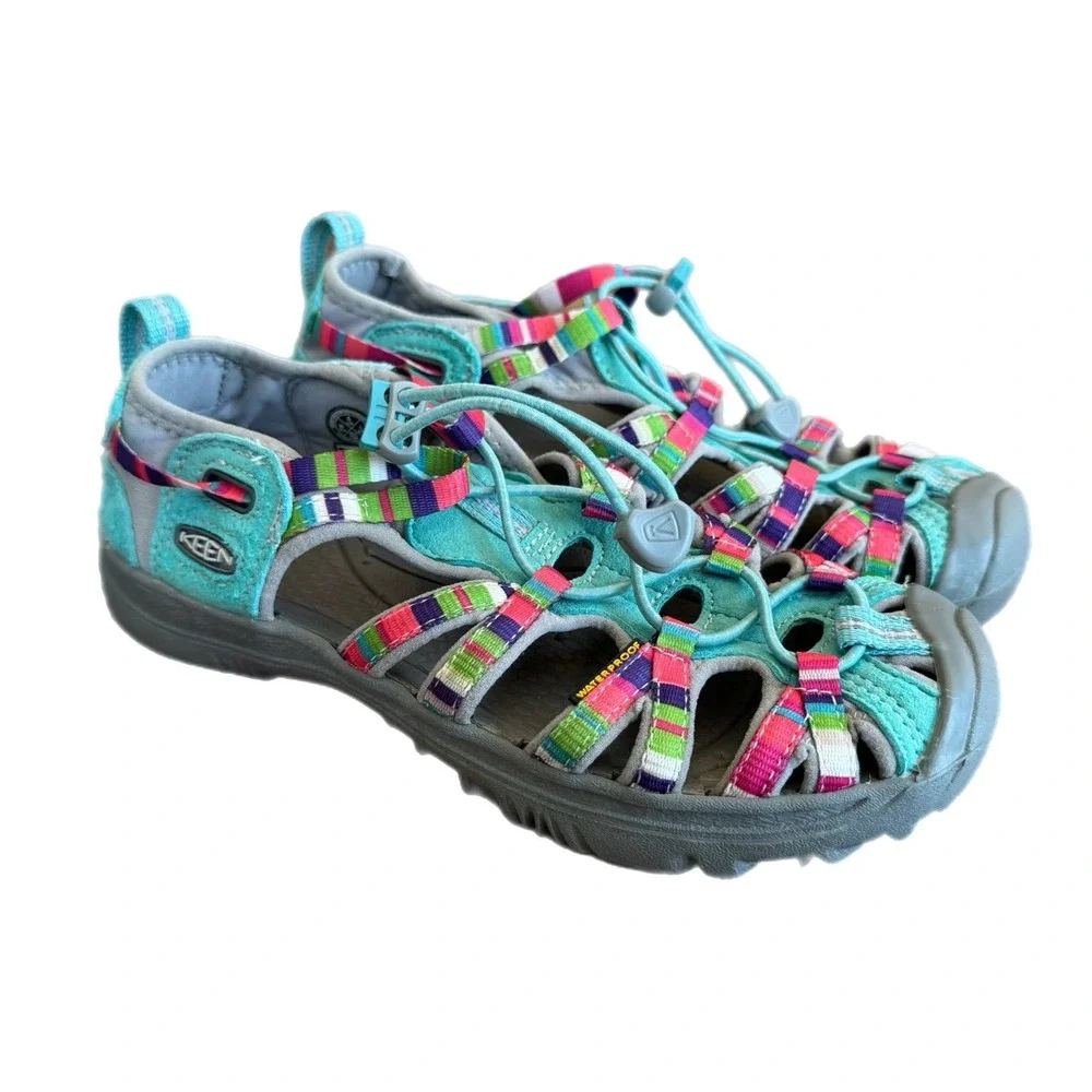 KEEN Kids Whisper Sandals Shoes Raya Fusion Youth Size 4 Style 1014257 girls